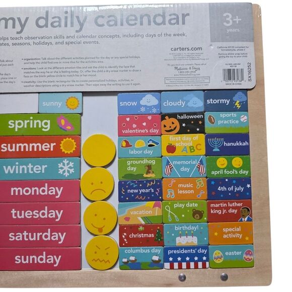 Melissa & Doug My Daily Calendar - Learning Tool - Picture 3 of 4